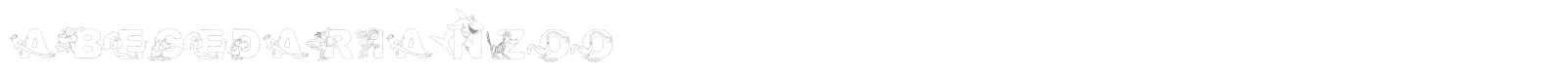 AbecedarianZoo font preview