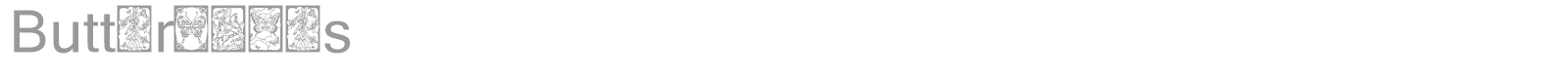 Butterflies font preview