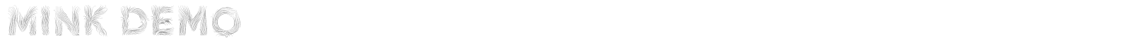 Mink font preview