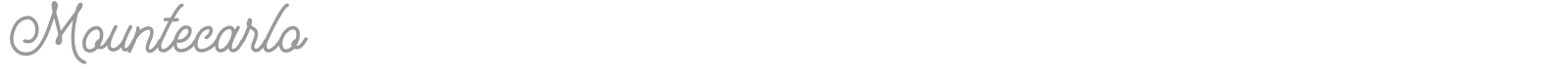 Mountecarlo font preview