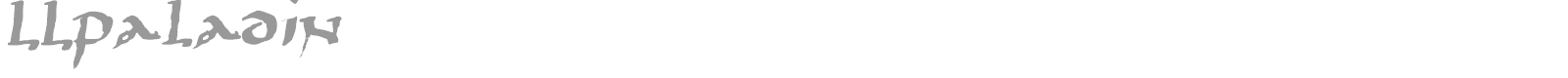 LL Paladin font preview