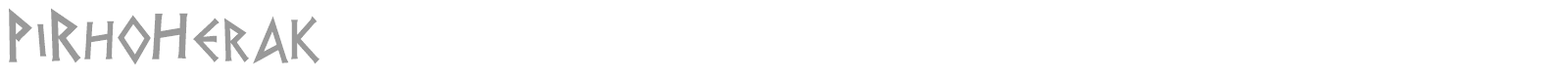 Pirho Herakles font preview