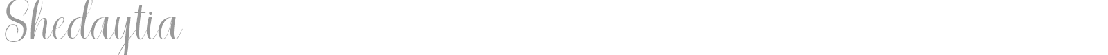 Shedaytia font preview