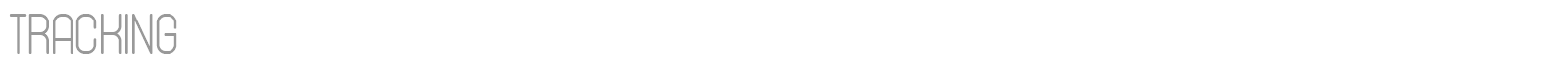 Tracking font preview