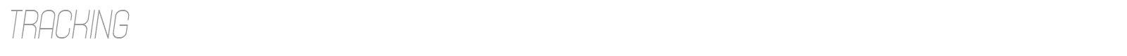 Tracking font preview
