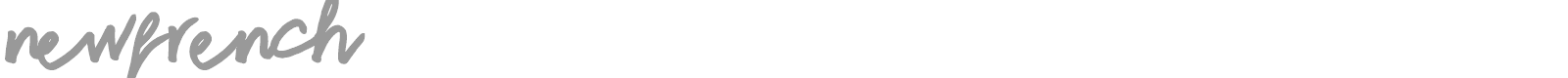 New French font preview
