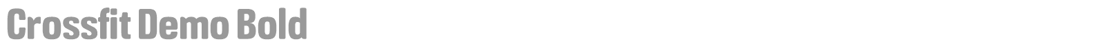 Crossfit font preview