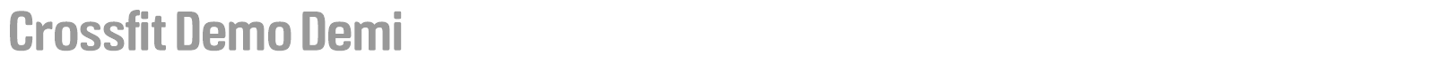 Crossfit font preview