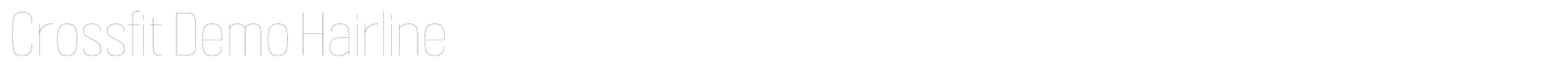 Crossfit font preview