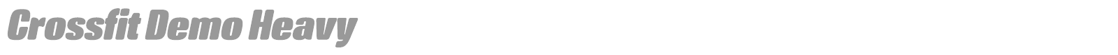 Crossfit font preview