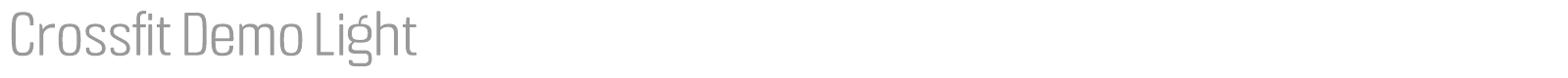 Crossfit font preview