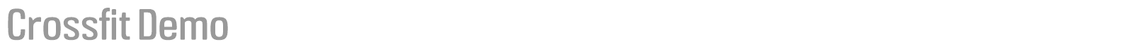 Crossfit font preview