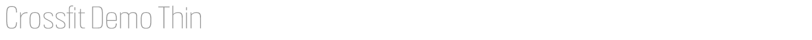 Crossfit font preview