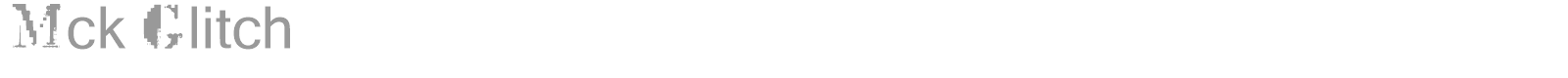 Mck Glitch font preview