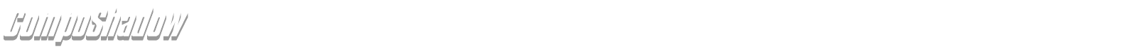 CompoShadow font preview