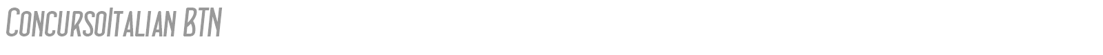 ConcursoItalian BTN font preview