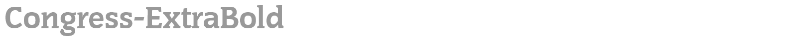 Congress-ExtraBold font preview