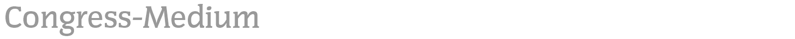 Congress-Medium font preview