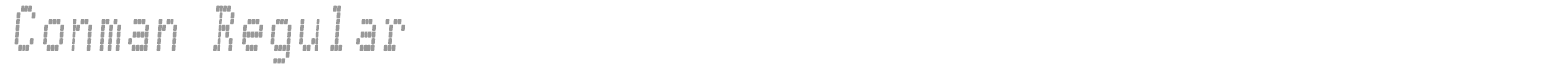 Conman Regular font preview
