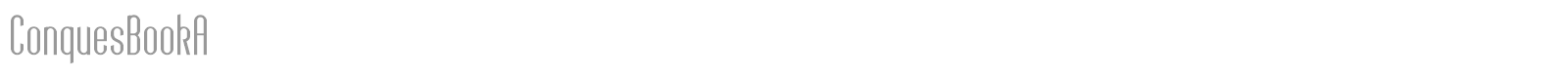 ConquesBookA font preview
