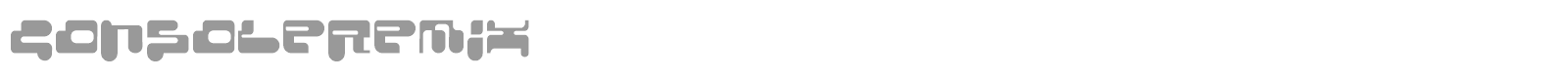ConsoleRemix font preview