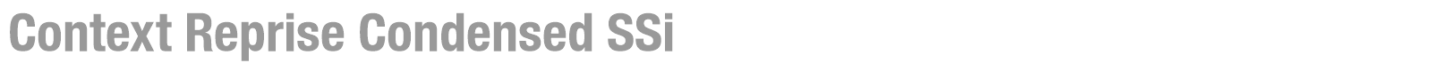 Context Reprise Condensed SSi font preview