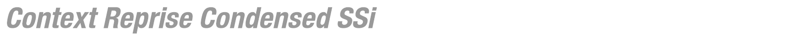 Context Reprise Condensed SSi font preview