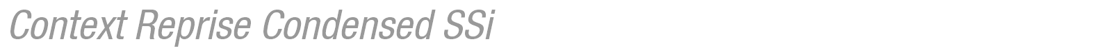 Context Reprise Condensed SSi font preview