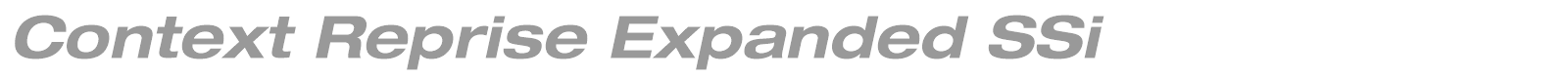 Context Reprise Expanded SSi font preview