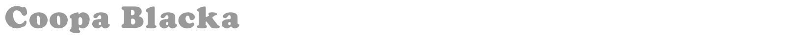 Coopa Blacka font preview