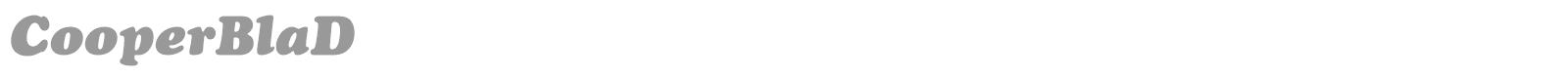 CooperBlaD font preview