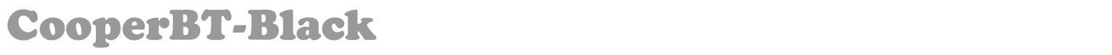 CooperBT-Black font preview