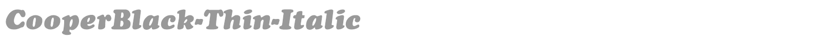 CooperExt-Heavy-Italic font preview