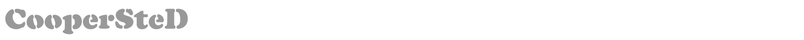 CooperSteD font preview