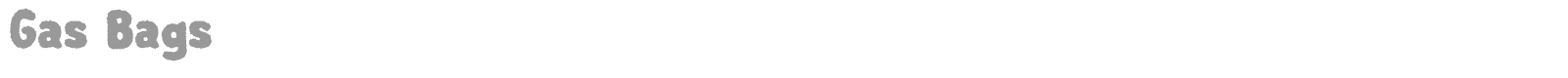 Gas Bags font preview