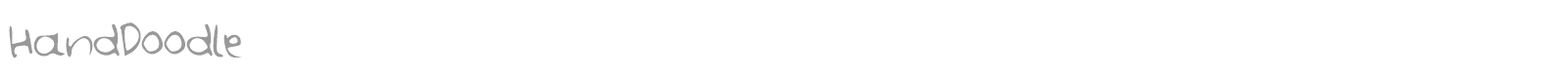 Hand Doodle font preview