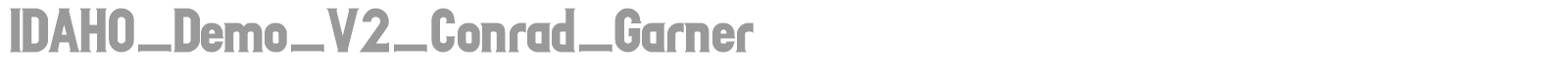 Idaho font preview