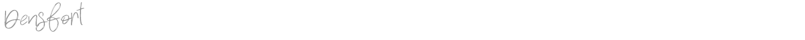 Densfort font preview