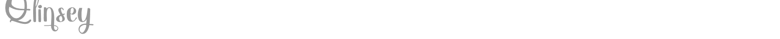 Qlinsey font preview