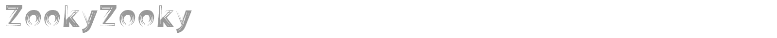 Zooky Zooky font preview