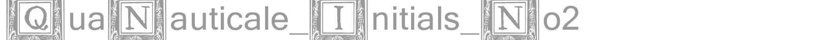 Qua Nauticale font preview