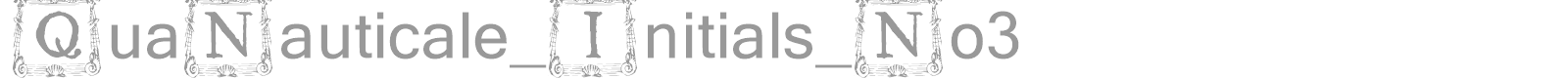 Qua Nauticale font preview