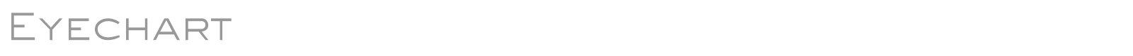 Eyechart font preview