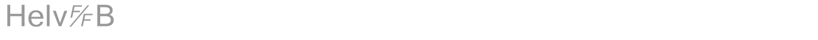 HelvFB font preview