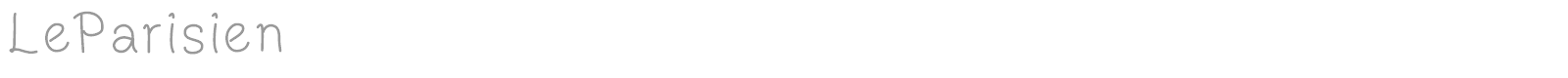 Le Parisien font preview