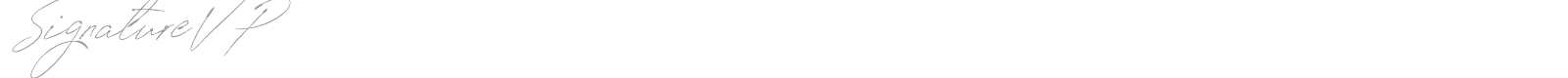 Signature VP font preview