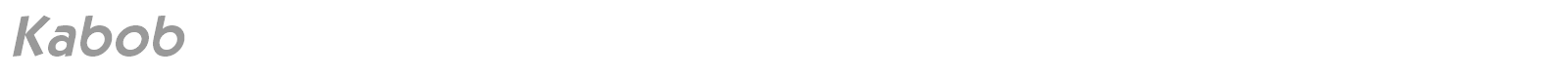 Kabob font preview