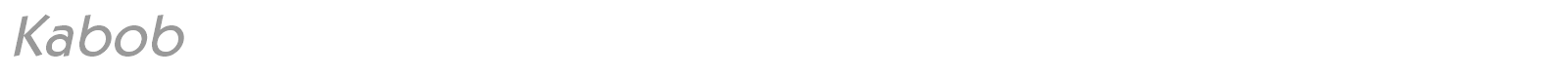 Kabob font preview