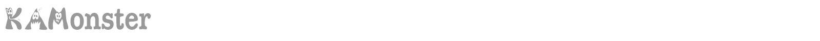 KAMonster font preview