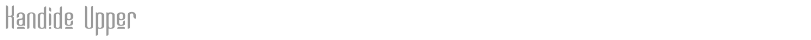Kandide Upper font preview